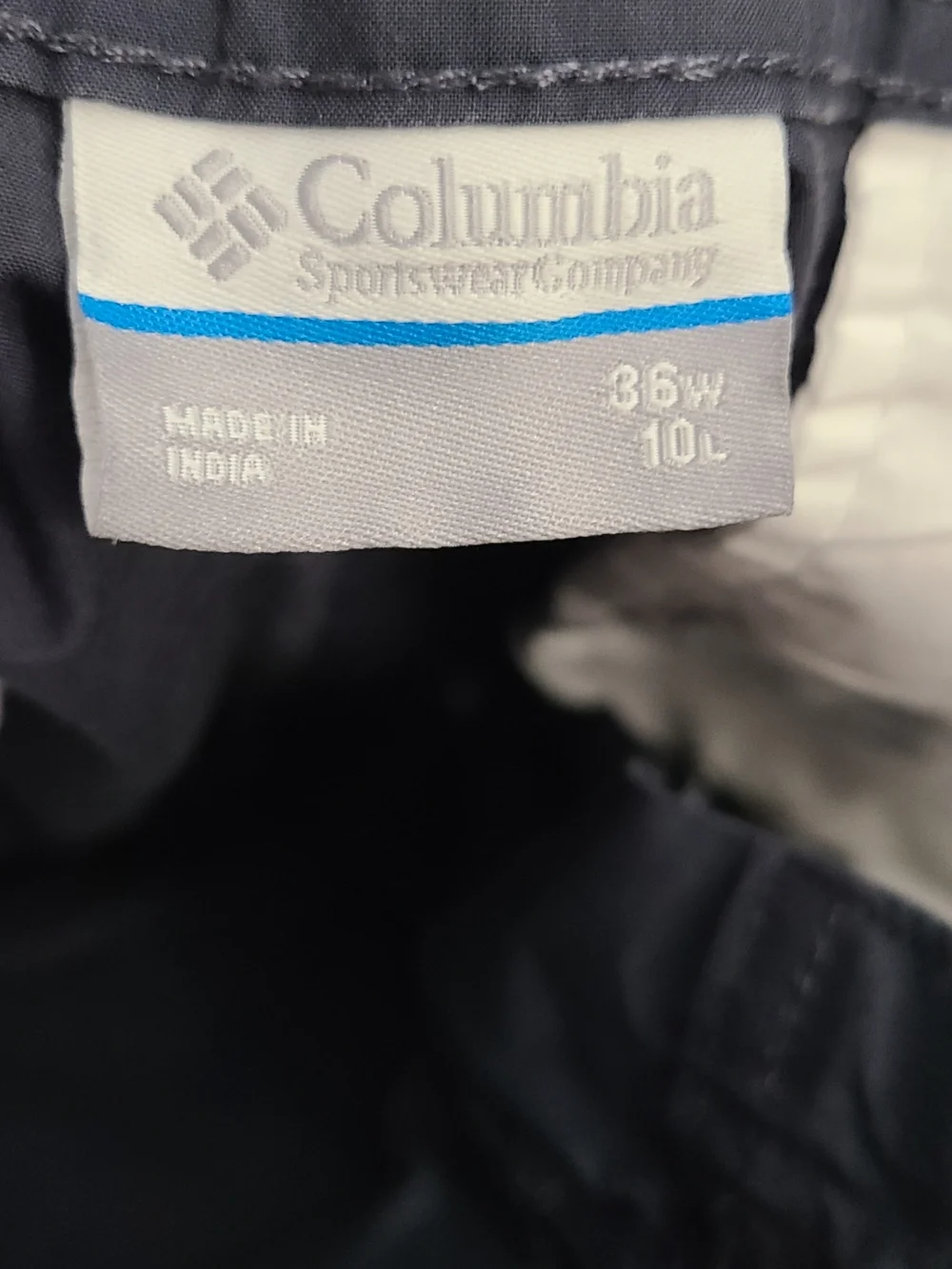 Columbia Shorts Mens 36 Gray Shorts Ten Inch Inseam